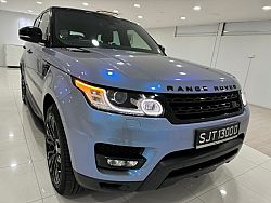 Land Rover Range Rover Sport 3.0 TSS Sunroof 2015 Purple Rear Entertainment